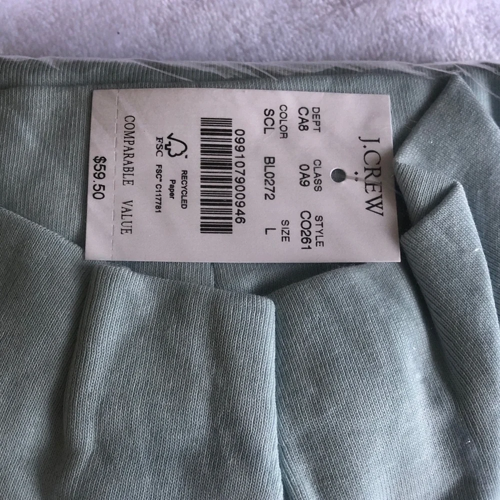 J. Crew light blue Crewneck Sweater